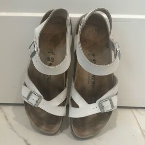 BIRKENSTOCK Rio white 43 / US 12-12.5 women’s Birko Flor